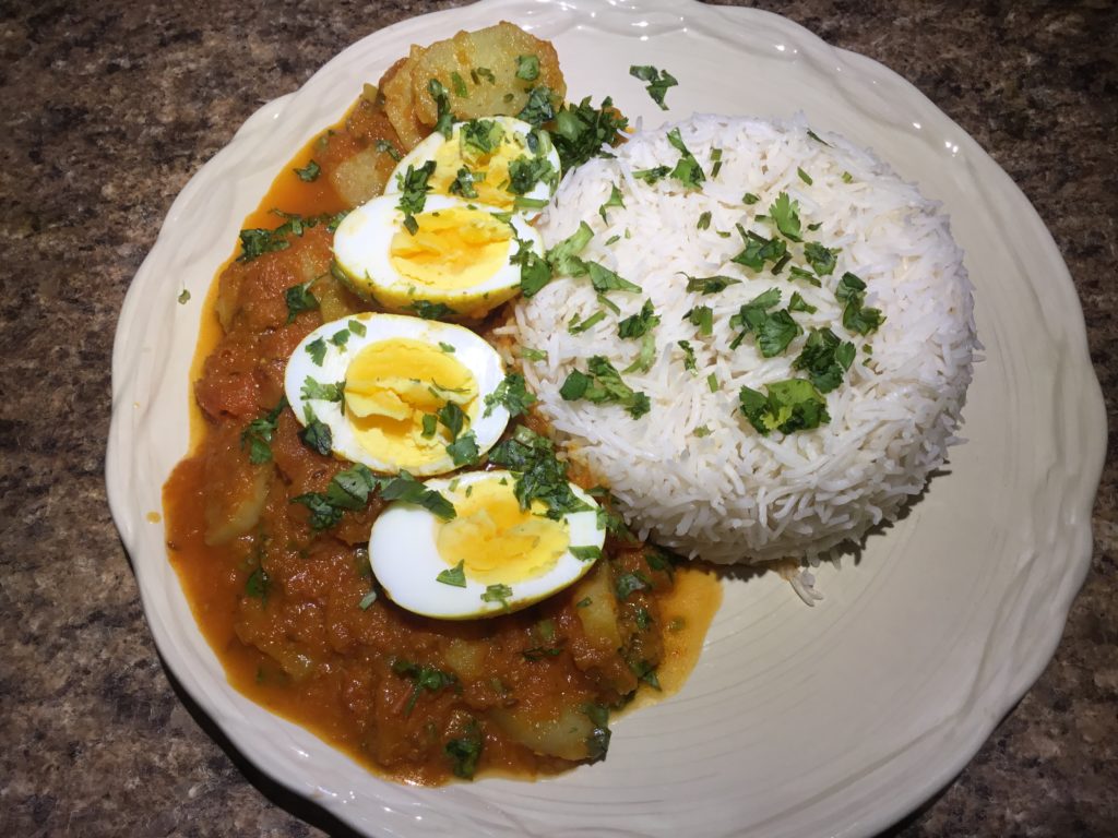 Indian, main course, eggs