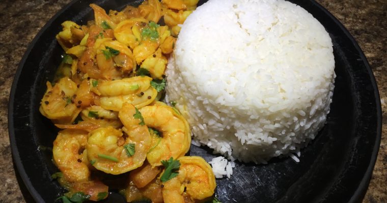 Andhra Shrimp Stir Fry