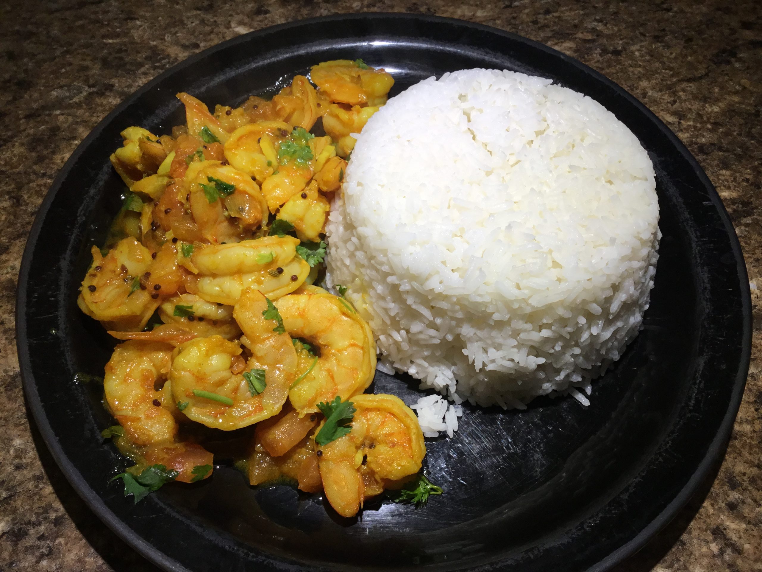 Andhra Shrimp Stir Fry