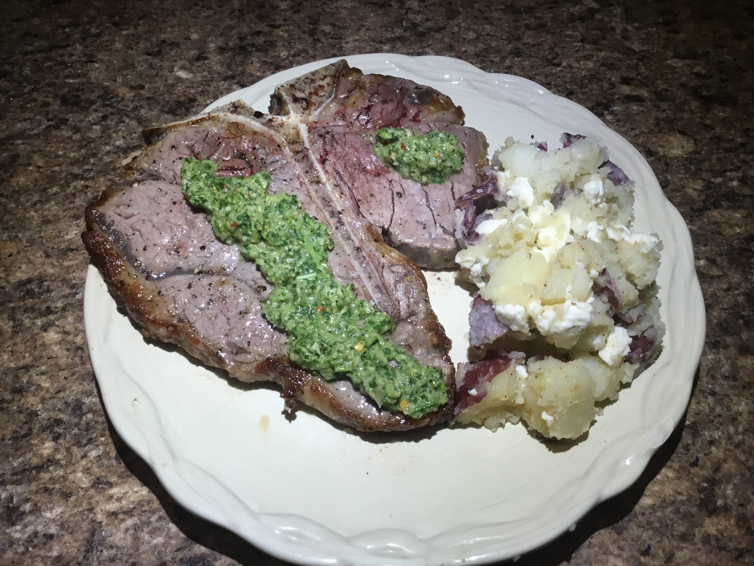Argentinian Style Steak with Chimichurri Sauce