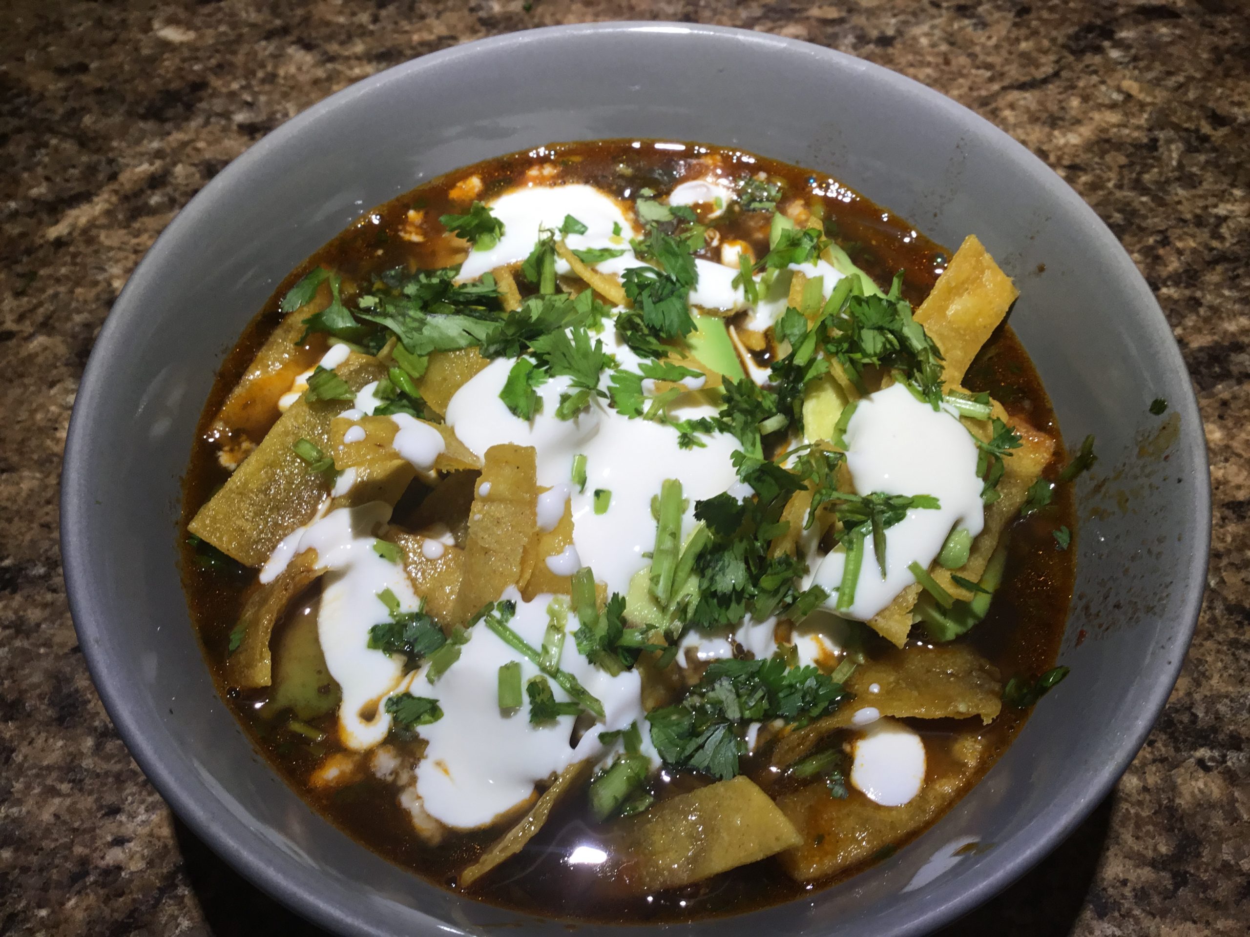 Black Bean Soup with Chorizo