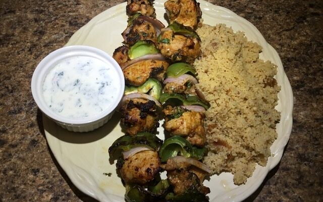 Moroccan Style Chicken Kabobs