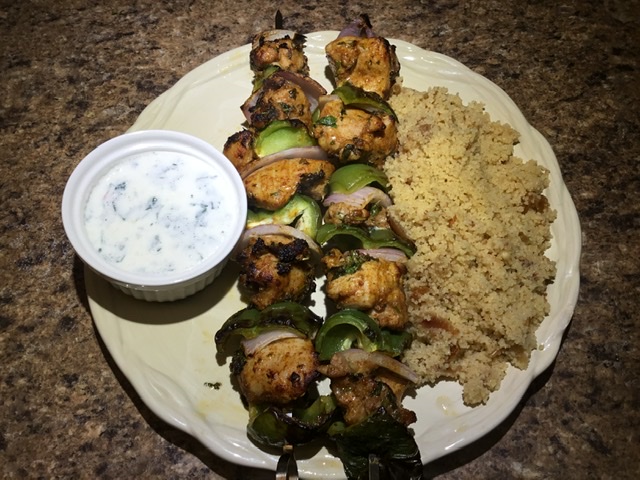 Moroccan Style Chicken Kabobs