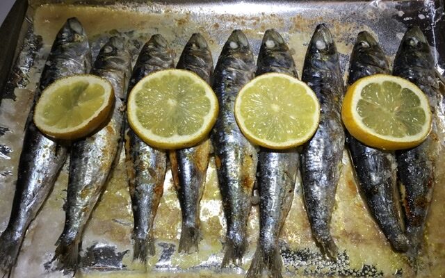 Moroccan Baked Sardines