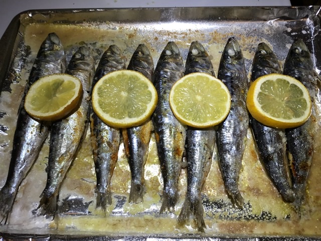 Moroccan Baked Sardines