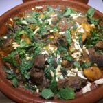 Moroccan, main course, lamb