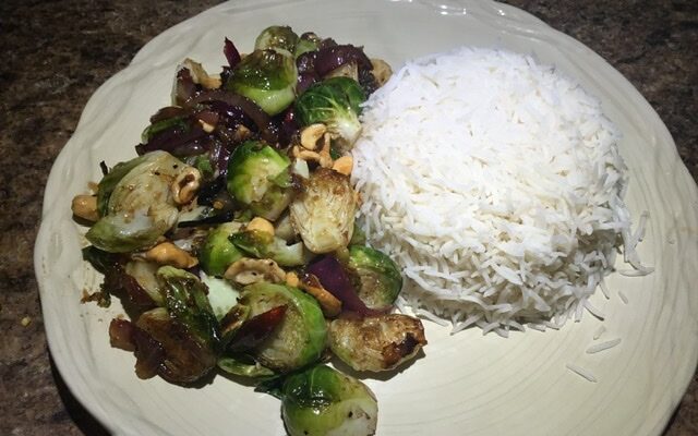 Kung Pao Brussel Sprouts