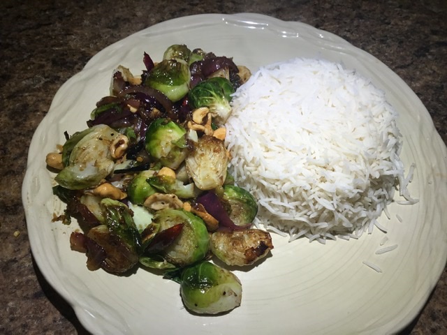 Kung Pao Brussel Sprouts