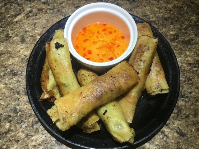 Green Curry Spring Rolls
