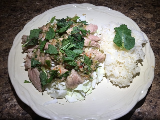 Moo Manoa (Garlic Lime Pork)