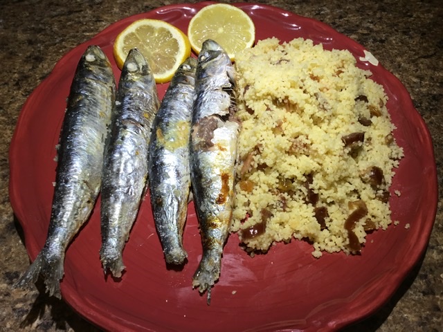 Moroccan, main course, fish