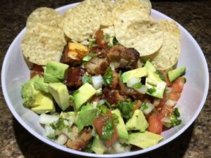 Costa Rican, appetizer, main course, pork