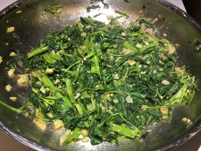 Stir Fried Ong Choy
