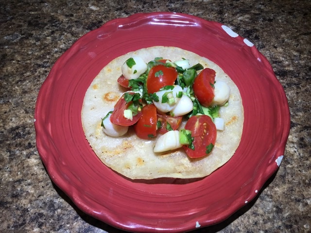 Scallop Cherry Tomato Ceviche