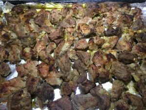 Haitian, main course, pork
