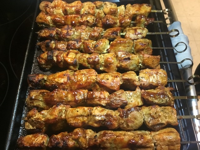 Chicken Pinchos (Puerto Rican Skewers)