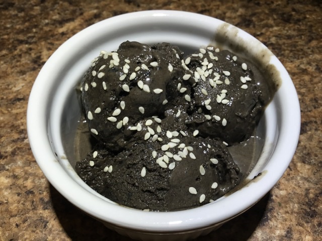 Black Sesame Ice Cream