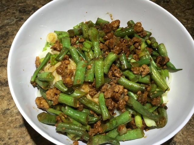 Stir Fried Green Beans with Ground Pork