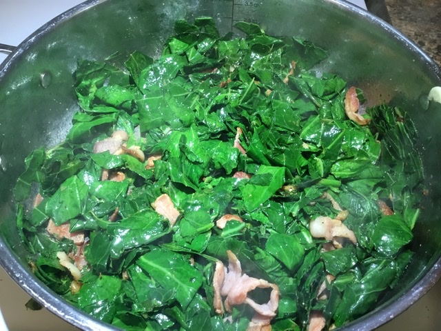 Brazilian Style Collard Greens