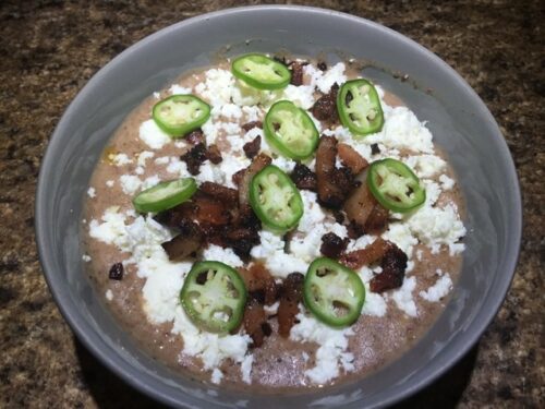 Salvadoran Style Red Bean Soup - STONED SOUP