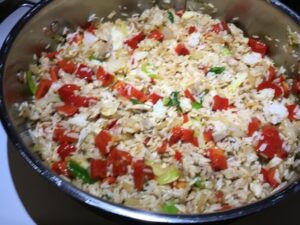 Peruvian, side dish, chicken, rice