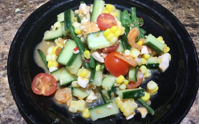 Corn and Cucumber Salad