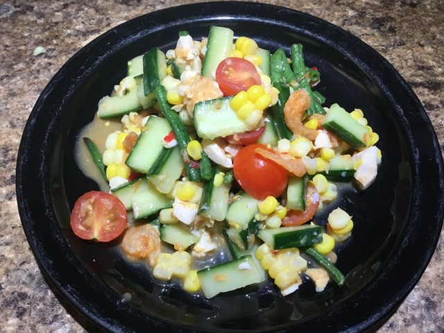 Corn and Cucumber Salad