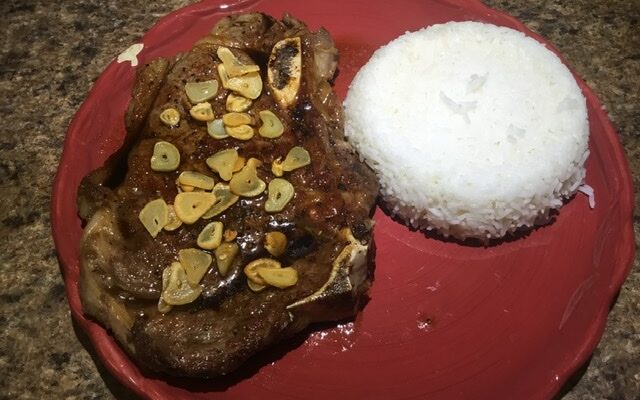 Japanese-Style Bone-In Strip Steak