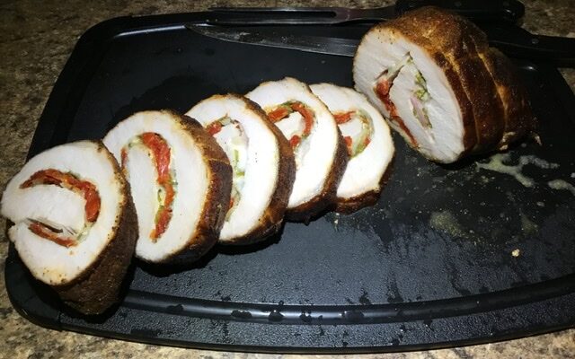 Smoked Stuffed Pork Loin