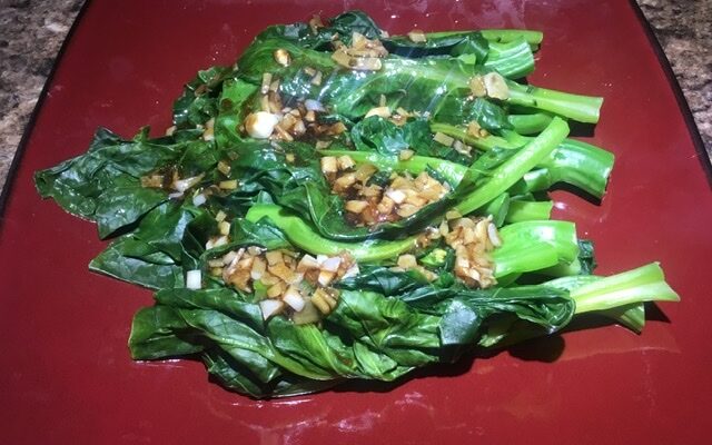 Oyster Sauce Gai Lan (Chinese Broccoli)