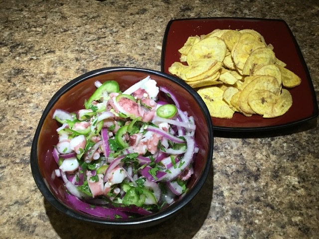 Ecuadorian, appetizer, main course, seafood