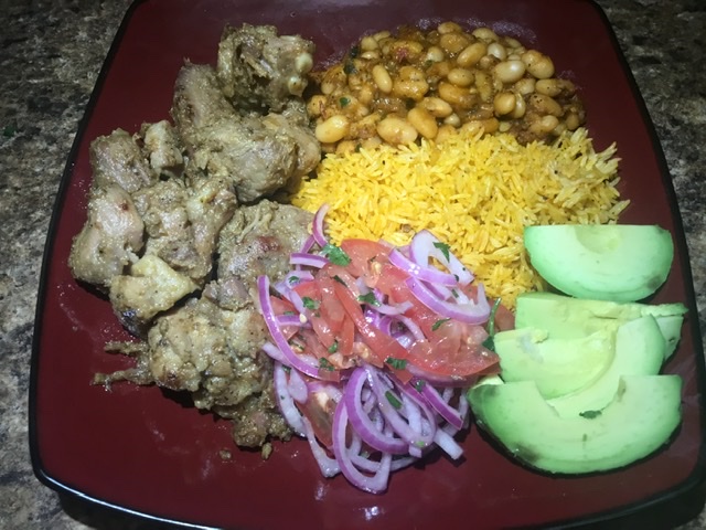 Ecuadorian, main course, pork