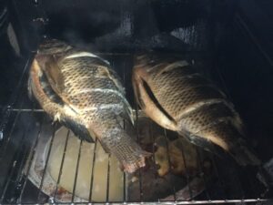 Smokers, main course, fish