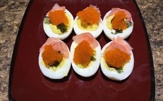 Sushi Deviled Eggs
