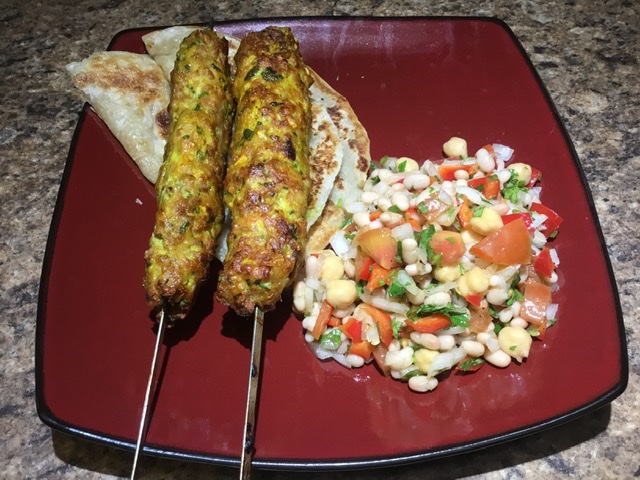 Chicken Keema Kabobs