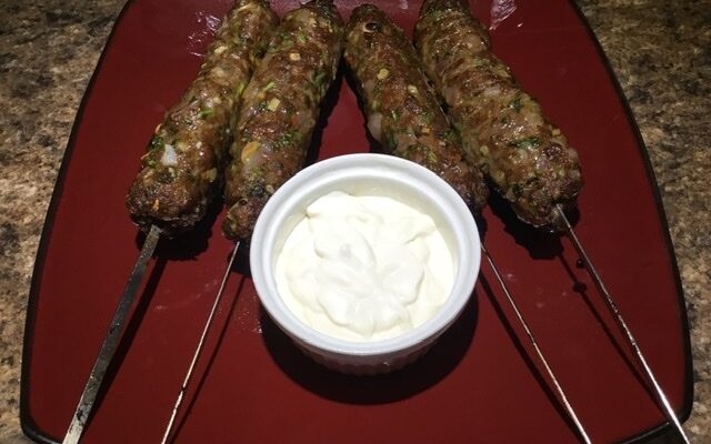 Lamb Seekh Kabobs