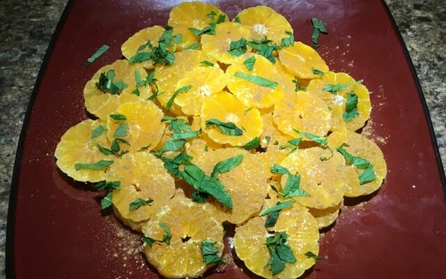 Orange Salad with Cinnamon