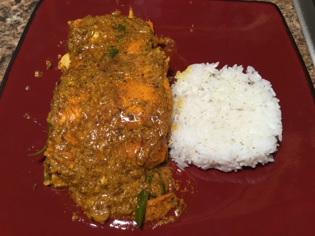 Shorshe Salmon Curry