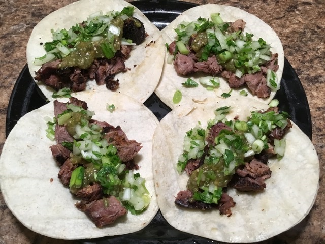 Smoked Pit Beef Tacos