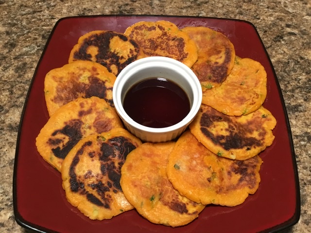 Savory Sweet Potato Pancakes