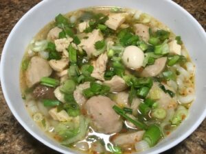 Laotian, main course, chicken, pork, soup