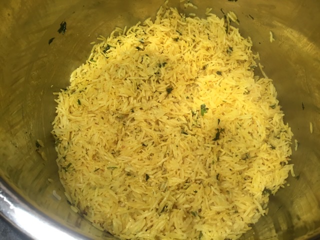 Turmeric Rice (Instant Pot)