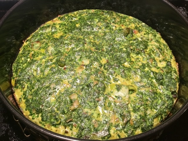 Kuku Sabzi (Persian Herb and Leek Frittata) - STONED SOUP