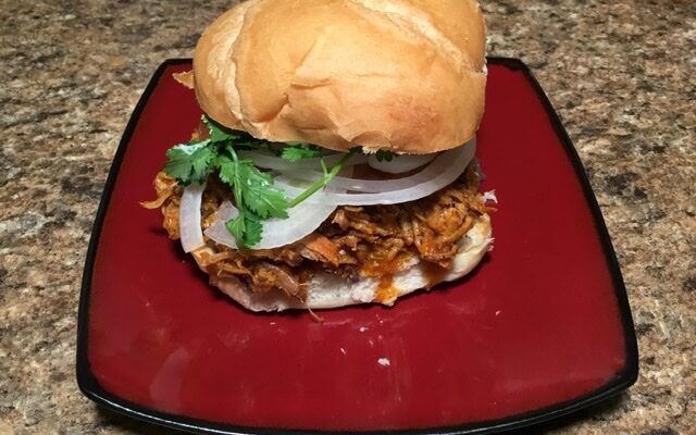 Achiote Pork Sandwich (Instant Pot)