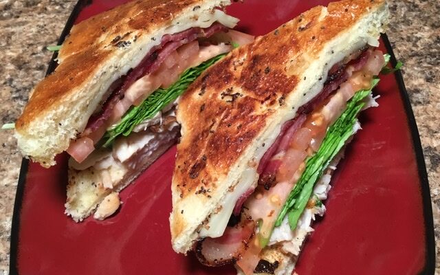 Smoked Turkey and Cottage Bacon Sandwich