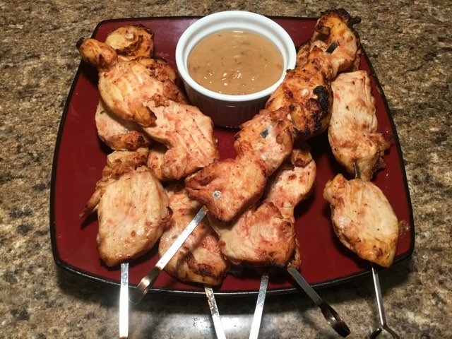 Indonesian-Style Chicken Satay