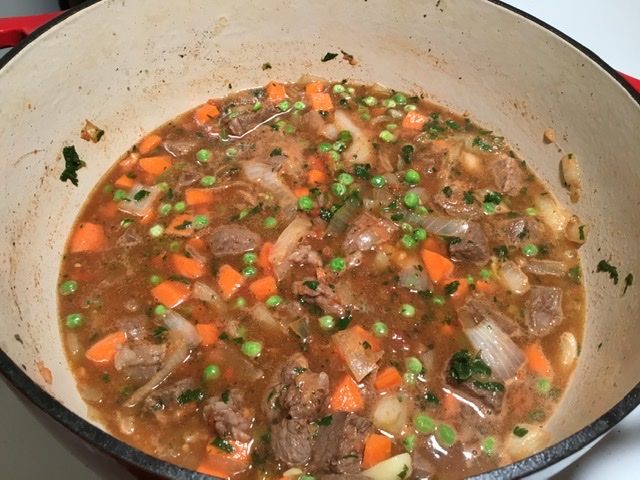 Lebanese Peas and Carrots Stew - STONED SOUP