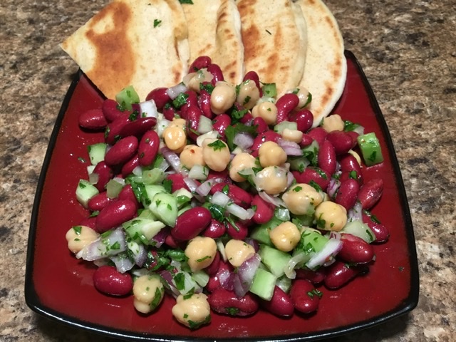 Lebanese, side dish, salad, vegan