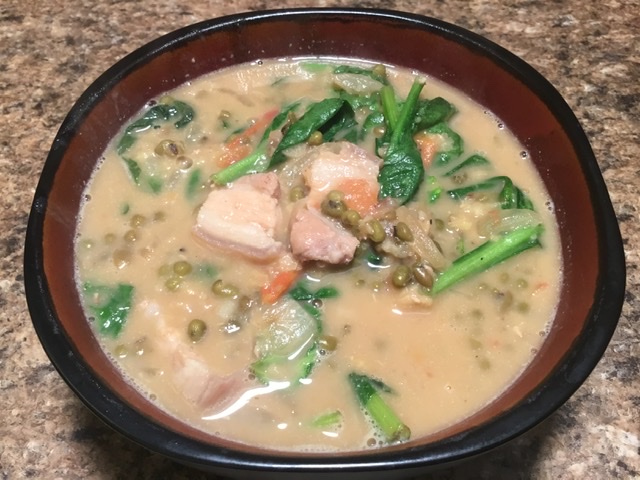 Ginataang Mungo at Baboy (Pork and Mung Bean Stew)