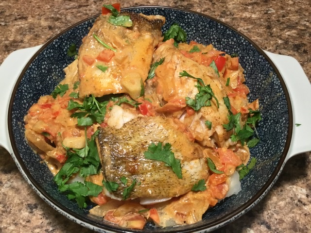 Mtuzi wa Samaki (Tanzanian Coconut Fish Curry)